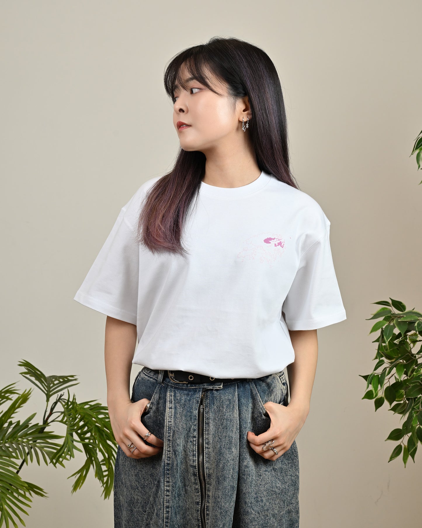 香港十八區圖案Tee (大埔)