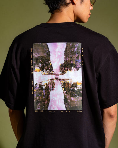 十八區菲林重曝圖案Tee (深水埗．鴨寮街)
